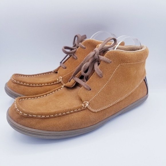 Minnetonka Leather Suede Chukka Boot Moccasins size 10.5 - Picture 1 of 10